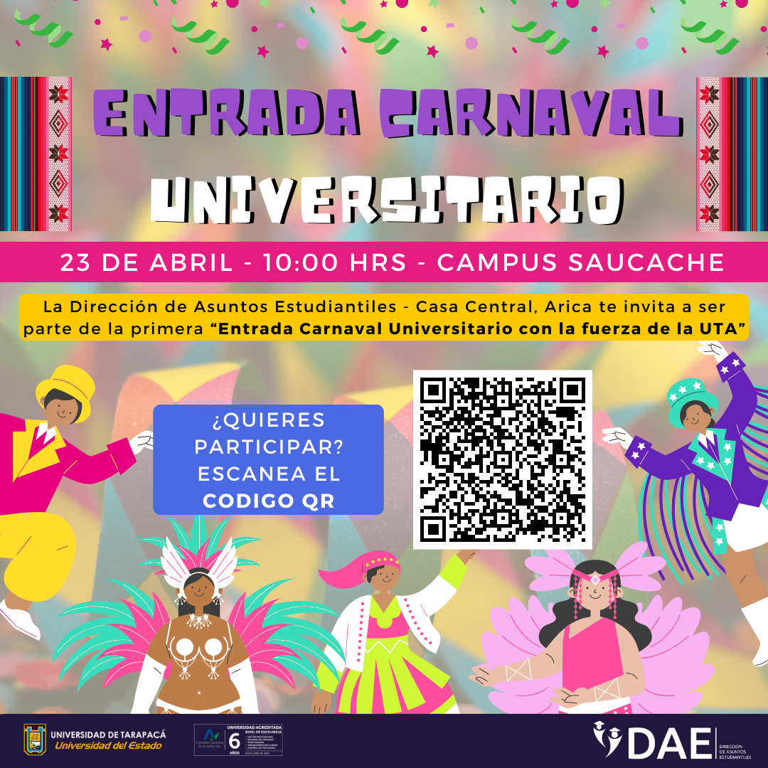 Iniciamos el año con la Entrada Carnaval Universitaria en la UTA