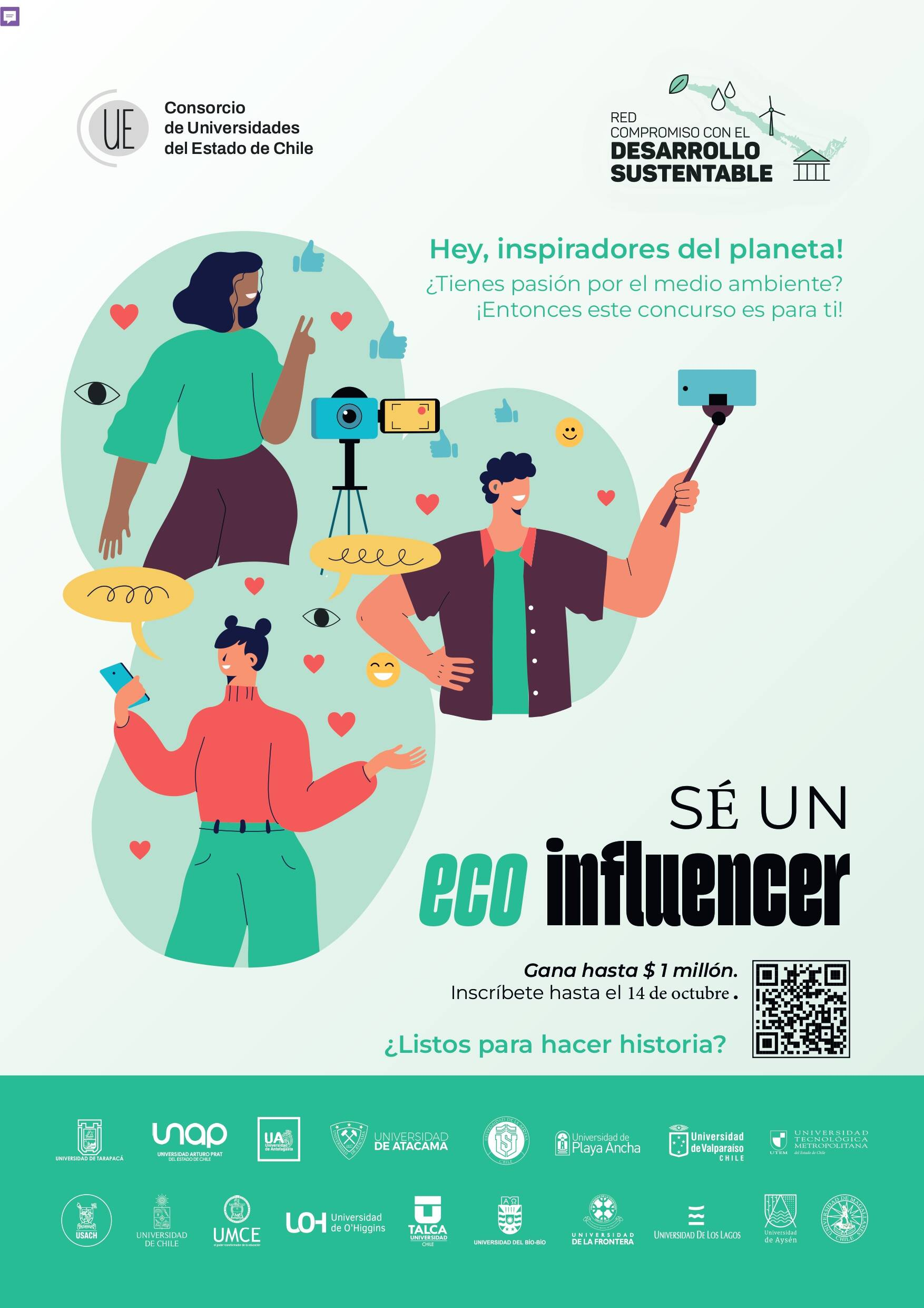 Participa en el innovador concurso de #UesPúblicas para transformarse en Eco-Influencers