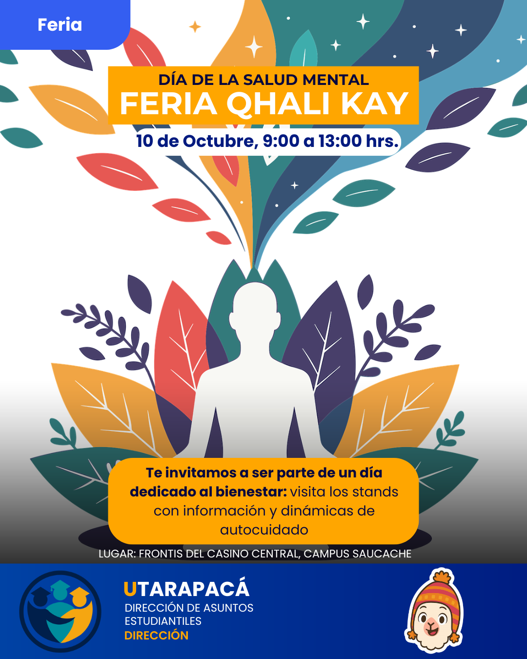 Feria QHALI KAY un espacio para el bienestar universitario 