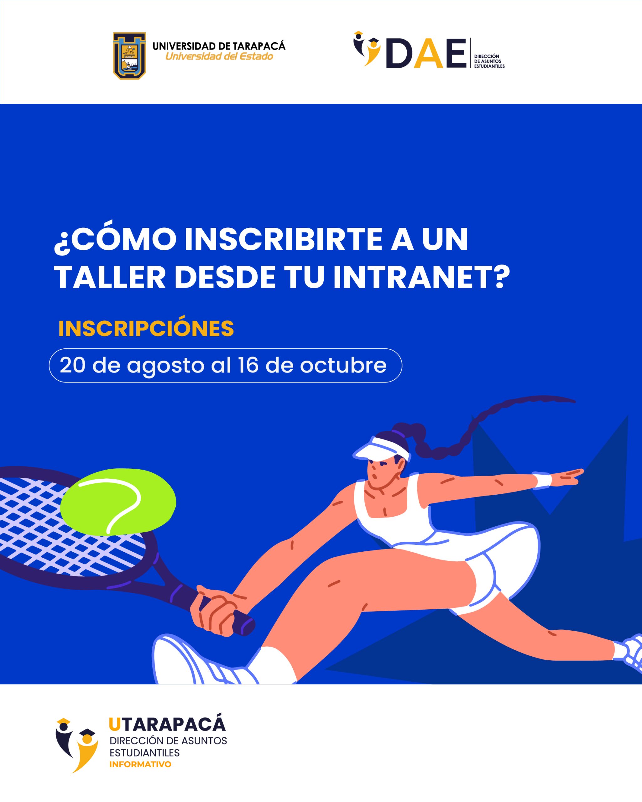Tutorial inscripción taller - paso 1