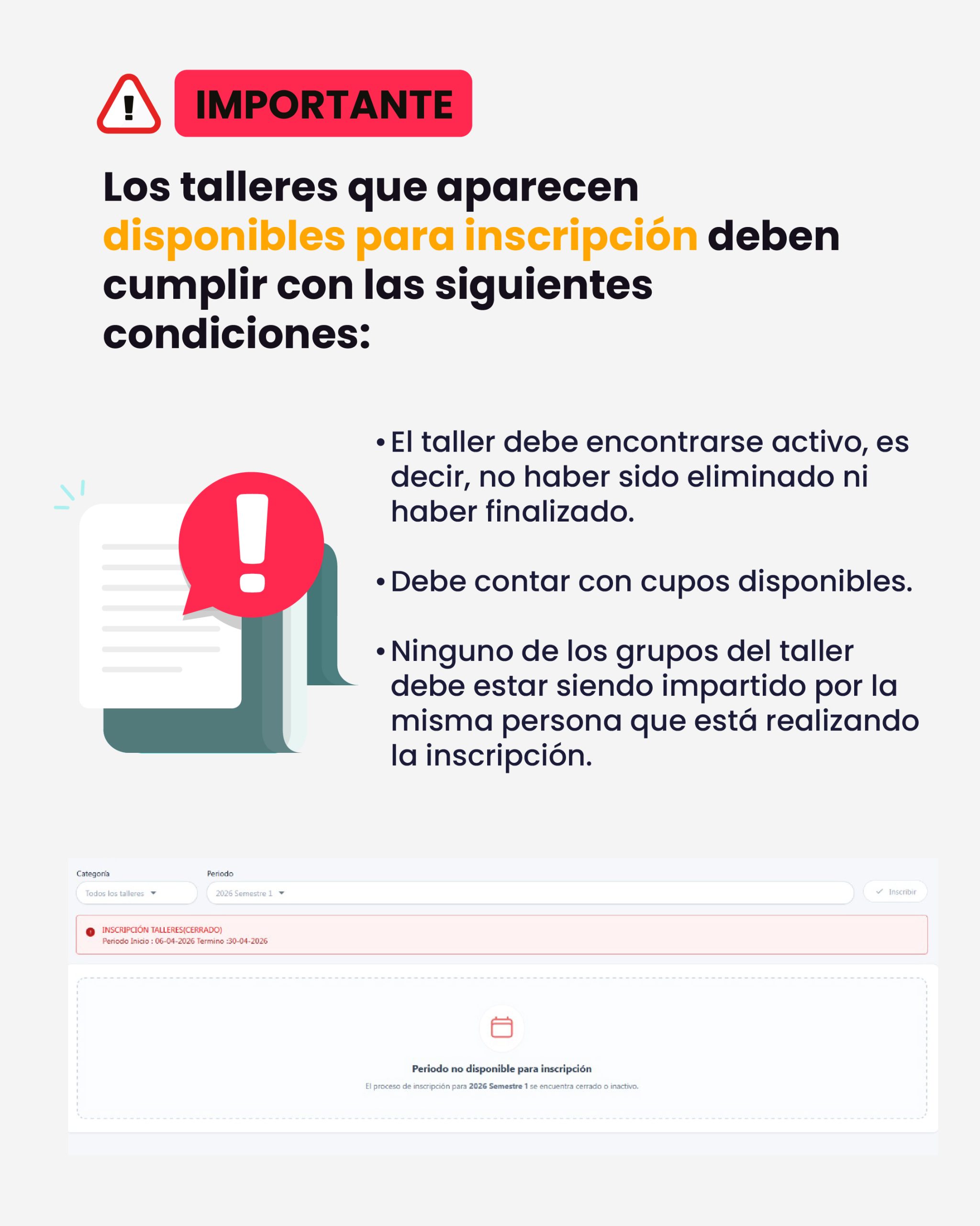 Tutorial inscripción taller - paso 5